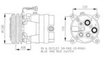 FC0691 Compressor, air conditioning 1131558 1854022 OPEL CALIBRA 1990-